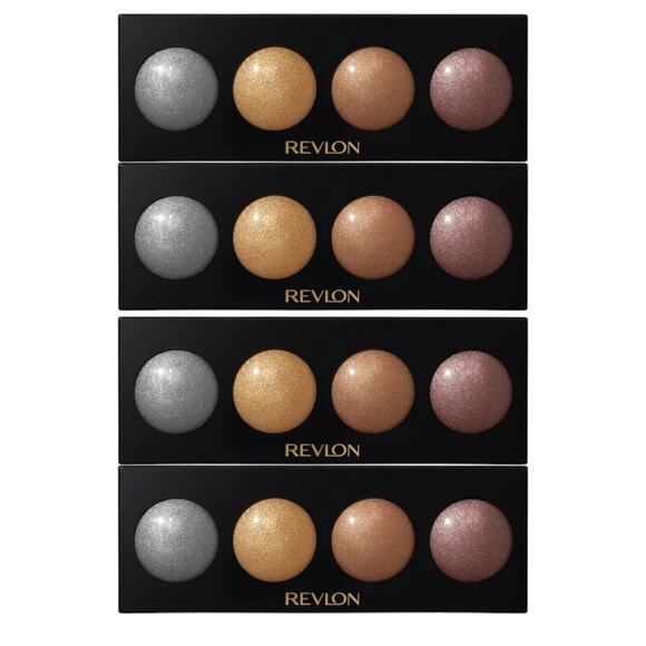 Lot 4 Revlon Illuminance Eyeshadow Quad, 715 Precious Metals - Picture 1 of 4